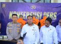 Dirreskrimsus Polda Jambi Kombes Pol Taufik Nurmandia menjelaskan pengungkapan tambang emas ilegal