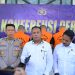 Dirreskrimsus Polda Jambi Kombes Pol Taufik Nurmandia menjelaskan pengungkapan tambang emas ilegal