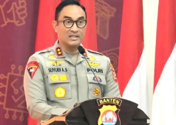 Komjen Suyudi Ario Seto saat masih menjabat Kapolda Banten dengan pangkat Irjen (Dok Bidhumas Polda Banten)