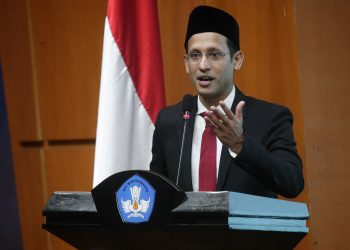 Nadiem Makarim saat masih menjabat Mendikbudristek