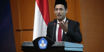 Nadiem Makarim saat masih menjabat Mendikbudristek