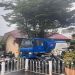 Mobil tangki berwarna biru putih bertuliskan PT APDE yang telah diamankan ke mapolresta Jambi (Ist)