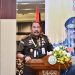 Kajati Jambi Sugeng Hariadi saat memberikan sambutan