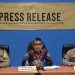 TPPO : Kepala BP3MI Kalimantan Utara Kombes Pol Andi Muhammad Ichsan (tengah) memberikan keterangan pers terkait upaya pencegahan PMI nonprosedural di Pelabuhan Tunon Taka