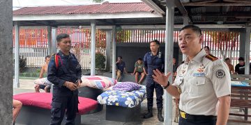 LAPAS : Kalapas Jambi melakukan pemeriksaan terhadap warga binaan sebagai tindak lanjut video viral yang diduga melibatkan narapidana