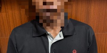 DITANGKAP : Tersangka SO (39) diamankan di Mapolres Tanjung Jabung Barat usai melakukan aksi pencurian dengan pemberatan