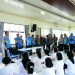 REKRUTMEN : Suasana saat calon anggota Polri sedang melakukan tes kesehatan (Dok/Humas Polda Jambi)