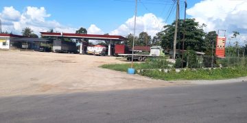 GUGATAN : Tanah milik penggugat yang di jaminan kredit usaha SPBU PT Sogo Putra Mandiri