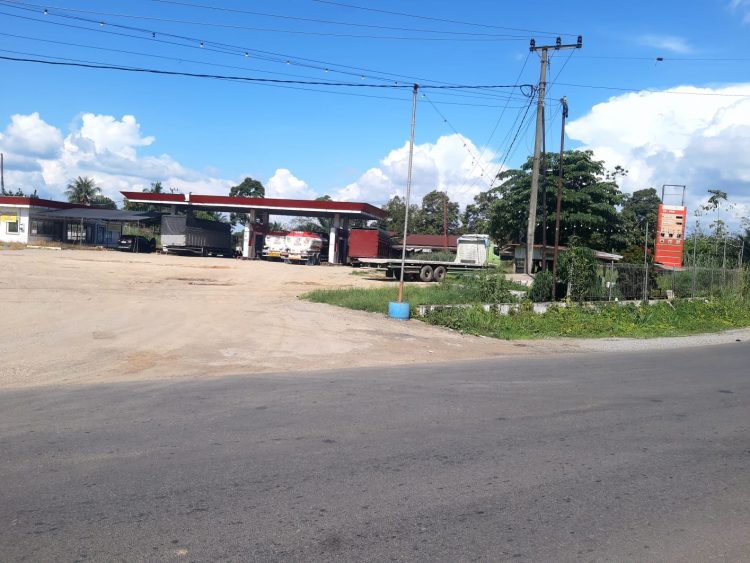 GUGATAN : Tanah milik penggugat yang di jaminan kredit usaha SPBU PT Sogo Putra Mandiri