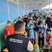 DEPORTASI : Kepala BP3MI Kaltara memberikan pengarahan kepada 213 Pekerja Migran Indonesia (PMI) deportan asal Malaysia setibanya di Pelabuhan Tunon Taka, Nunukan
