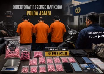 Pejabat Ditjenpas Jambi dan dua rekannya jadi tersangka kasus narkotika