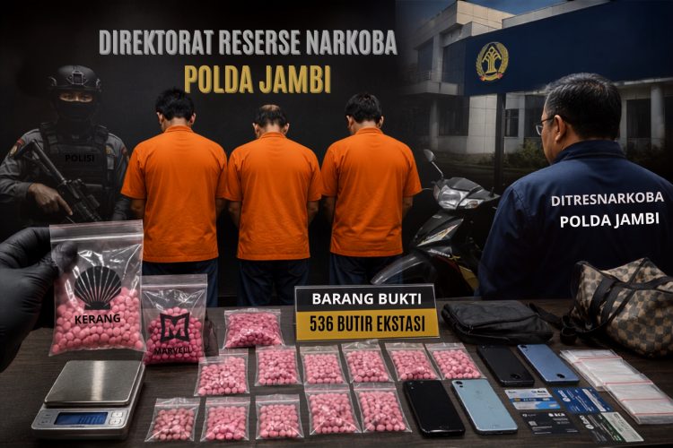 Pejabat Ditjenpas Jambi dan dua rekannya jadi tersangka kasus narkotika