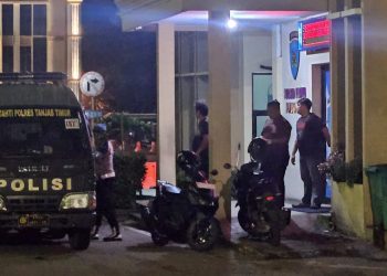 SEL PROVOS : Penampakan gudung Subid Provos Propam Polda Jambi saat pemeriksaan berlangsung
