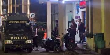 SEL PROVOS : Penampakan gudung Subid Provos Propam Polda Jambi saat pemeriksaan berlangsung
