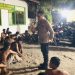 Kapolresta Jambi Kombes Pol Ananto Herlambang memberikan nasihat dan pembinaan kepada para pelajar yang diamankan dalam razia di kawasan eks Arena MTQ